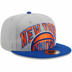 New Era - New York Knicks Tip-Off Two-Tone 59FIFTY Fitted Hat - Gray/Blue