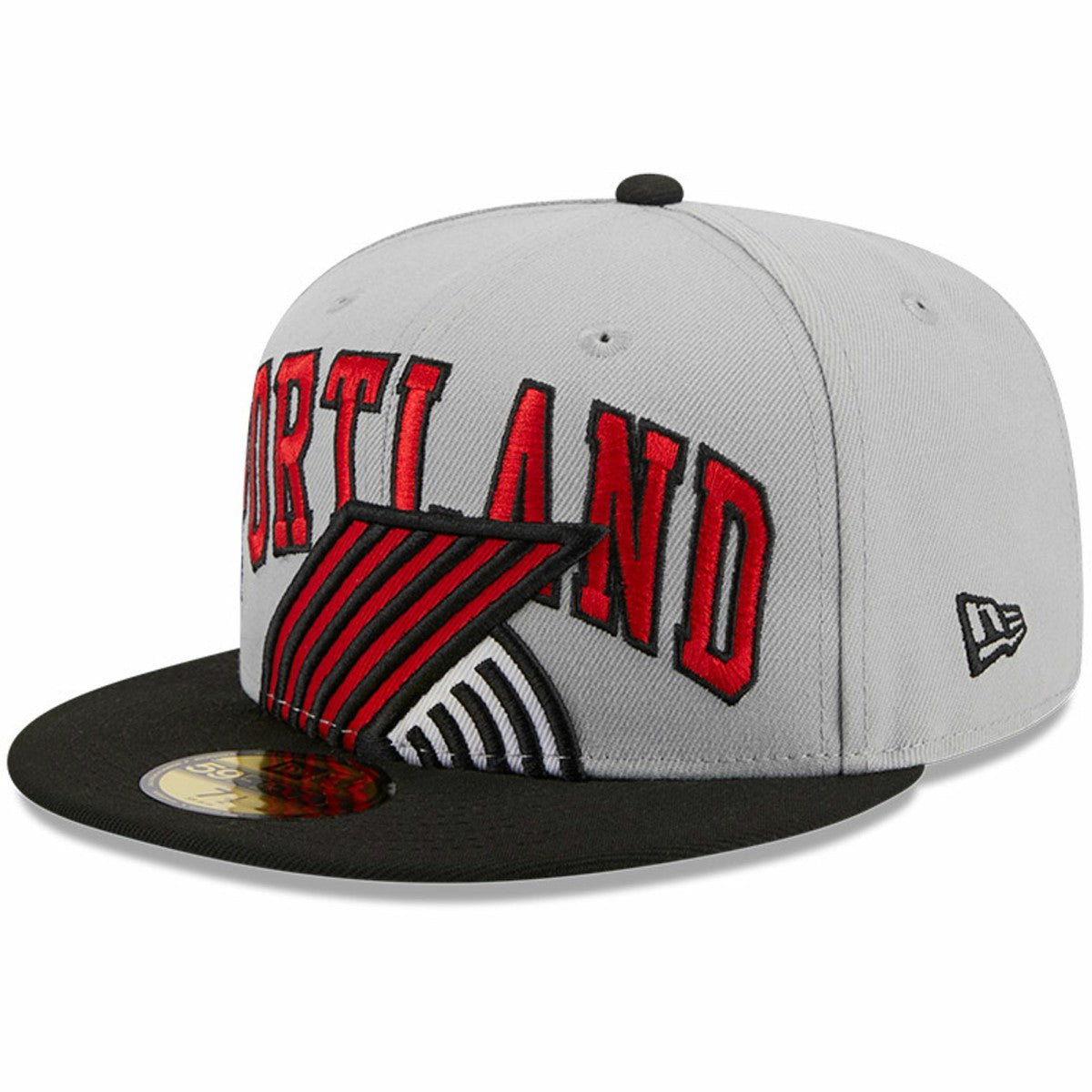New Era - Portland Trail Blazers Tip-Off Two-Tone 59FIFTY Fitted Hat - Gray/Black