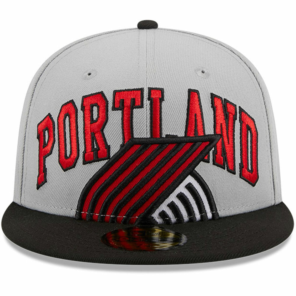 New Era - Portland Trail Blazers Tip-Off Two-Tone 59FIFTY Fitted Hat - Gray/Black
