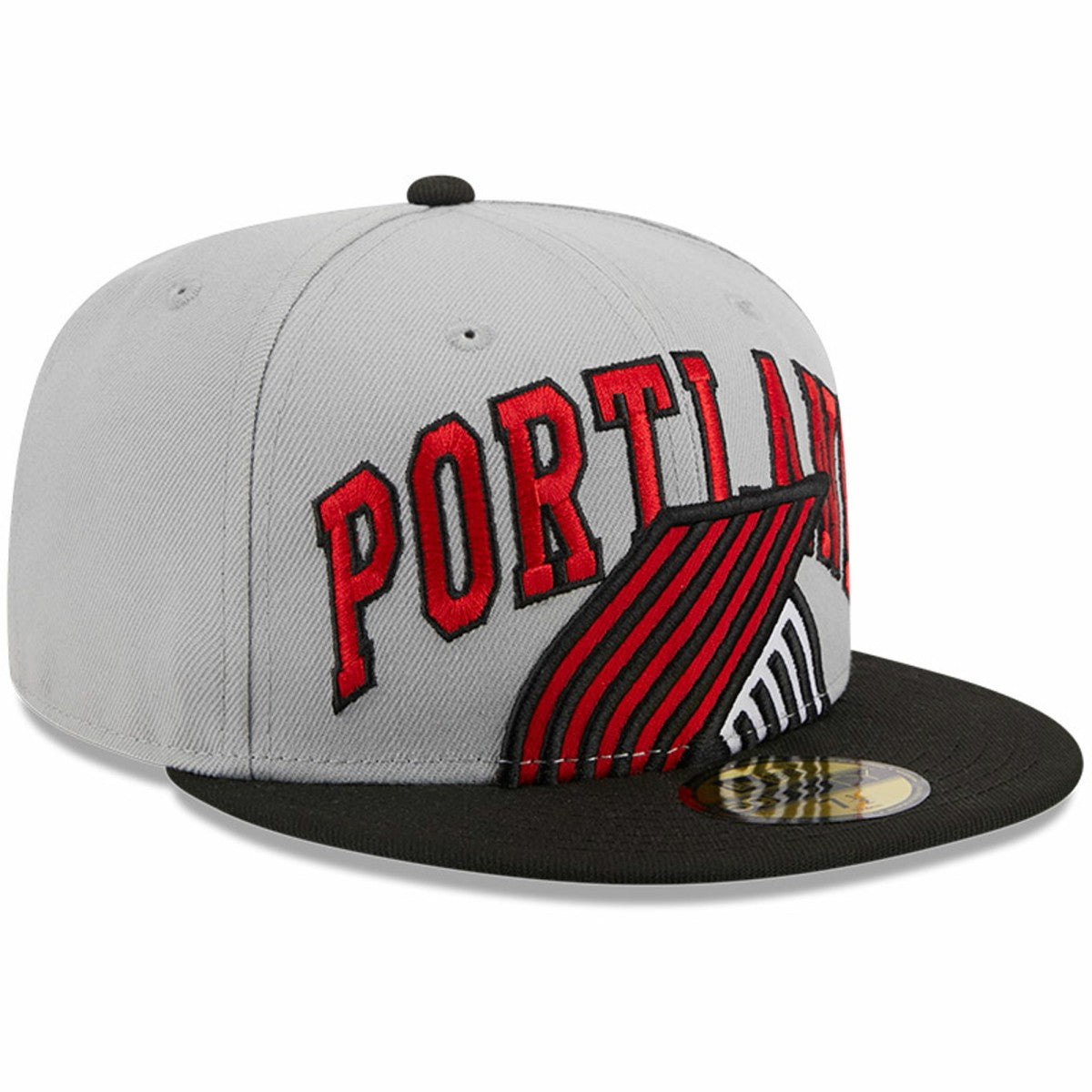 New Era - Portland Trail Blazers Tip-Off Two-Tone 59FIFTY Fitted Hat - Gray/Black