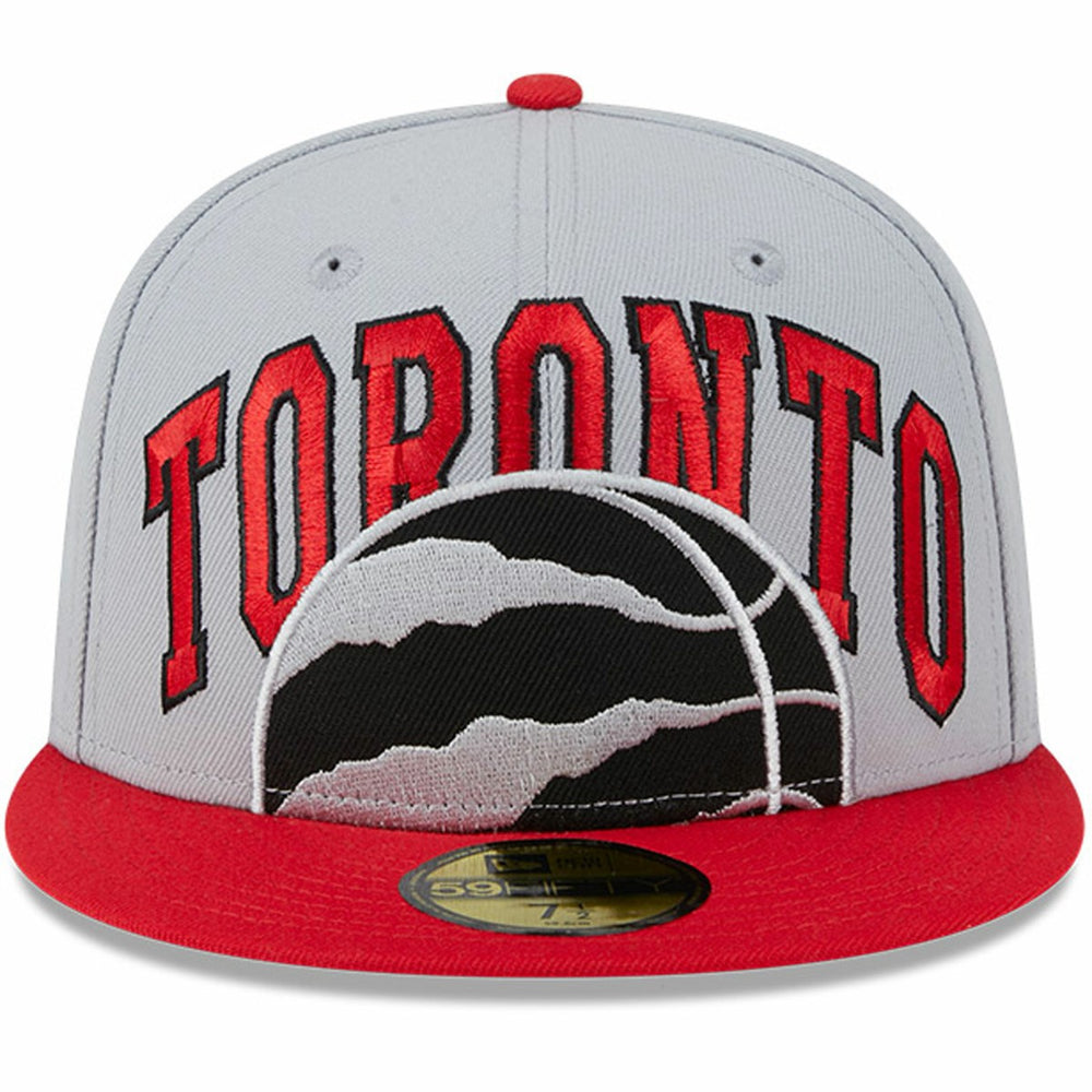 New Era - Toronto Raptors Tip-Off Two-Tone 59FIFTY Fitted Hat - Gray/Red