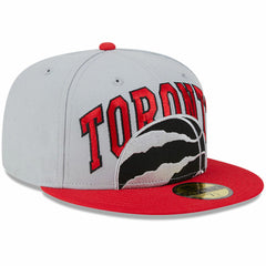 New Era - Toronto Raptors Tip-Off Two-Tone 59FIFTY Fitted Hat - Gray/Red