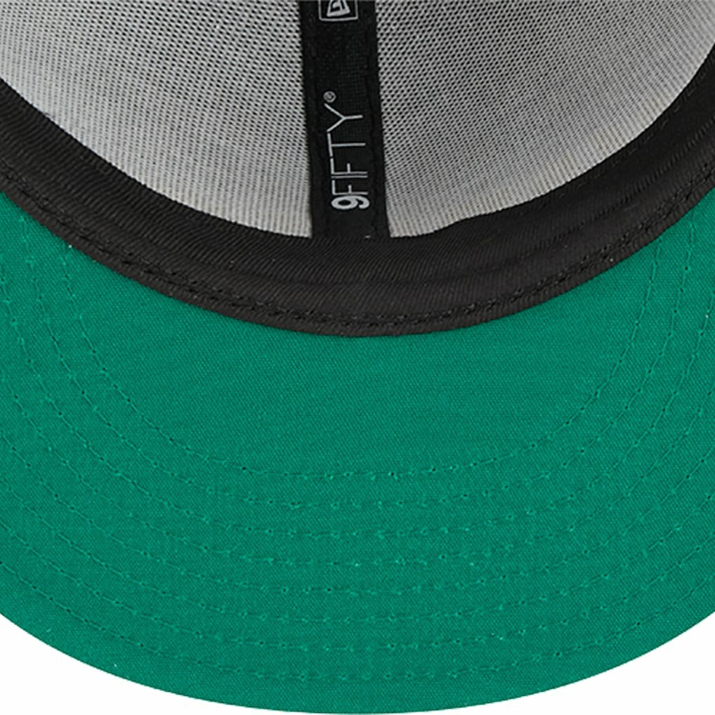 New Era - Golden State Warriors Post-Up Pin Mesh 9FIFTY Snapback Hat - Black