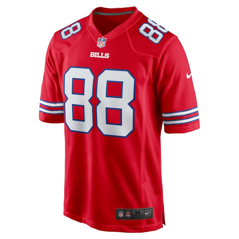 Dawson Knox Buffalo Bills Alternate Game Jersey Red - Nike