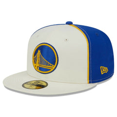 New Era - Golden State Warriors Piped Pop Panel 59FIFTY Fitted Hat - Cream