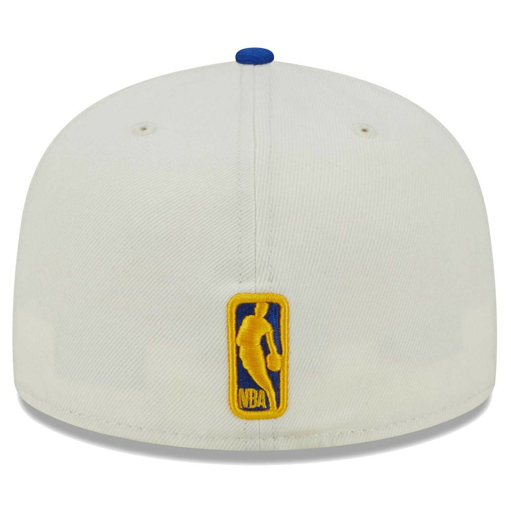 New Era - Golden State Warriors Piped Pop Panel 59FIFTY Fitted Hat - Cream