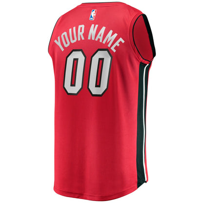 Miami Heat Fast Break Custom Jersey - Red - Statement Edition | NBA Jerseys