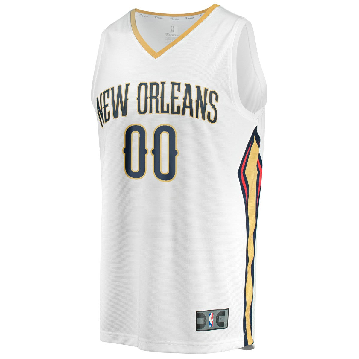 Fanatics - New Orleans Pelicans Youth Fast Break Replica Custom Jersey - Association Edition - White