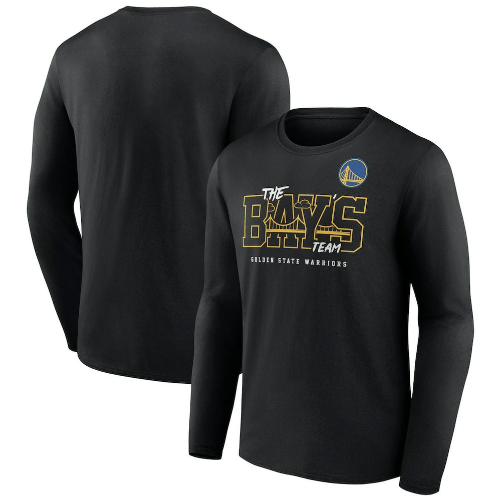 NBA - Golden State Warriors Team Pride Long Sleeve T-Shirt - Black