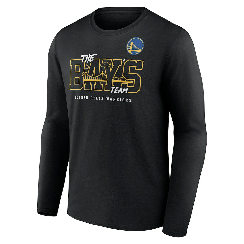 NBA - Golden State Warriors Team Pride Long Sleeve T-Shirt - Black