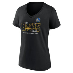 NBA - Golden State Warriors Women's Team Pride V-Neck T-Shirt - Black