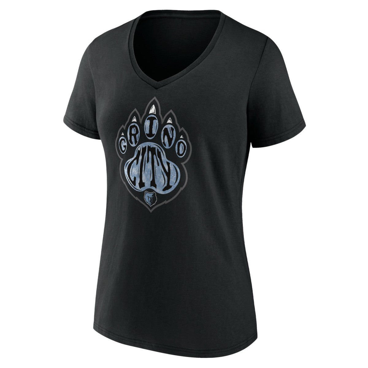 NBA - Memphis Grizzlies Women's Team Pride V-Neck T-Shirt - Black