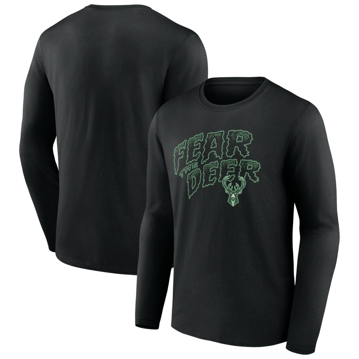 NBA - Milwaukee Bucks Team Pride Long Sleeve T-Shirt - Black