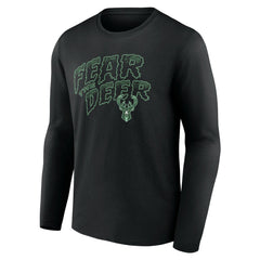 NBA - Milwaukee Bucks Team Pride Long Sleeve T-Shirt - Black