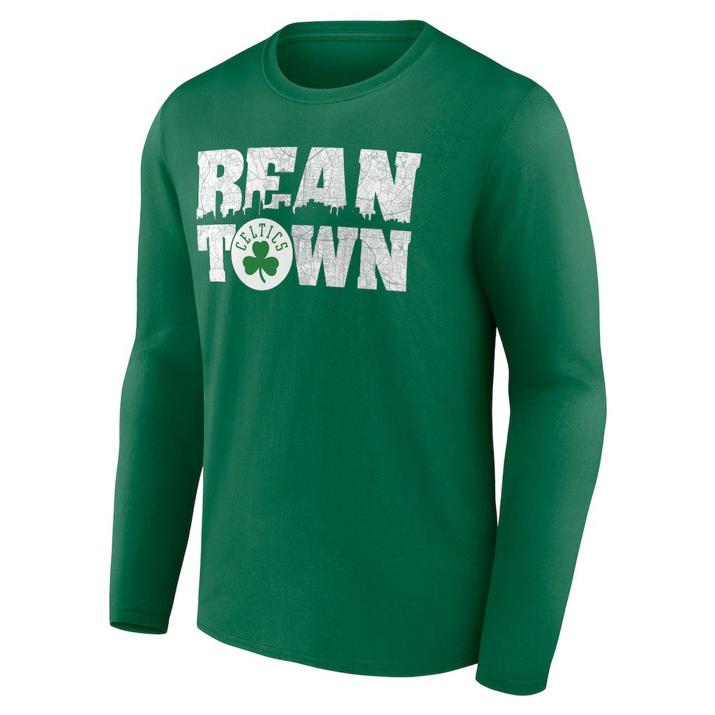 NBA - Boston Celtics Announcer Long Sleeve T-Shirt - Kelly Green