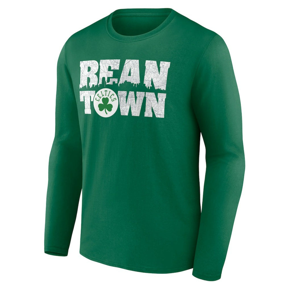 NBA - Boston Celtics Announcer Long Sleeve T-Shirt - Kelly Green