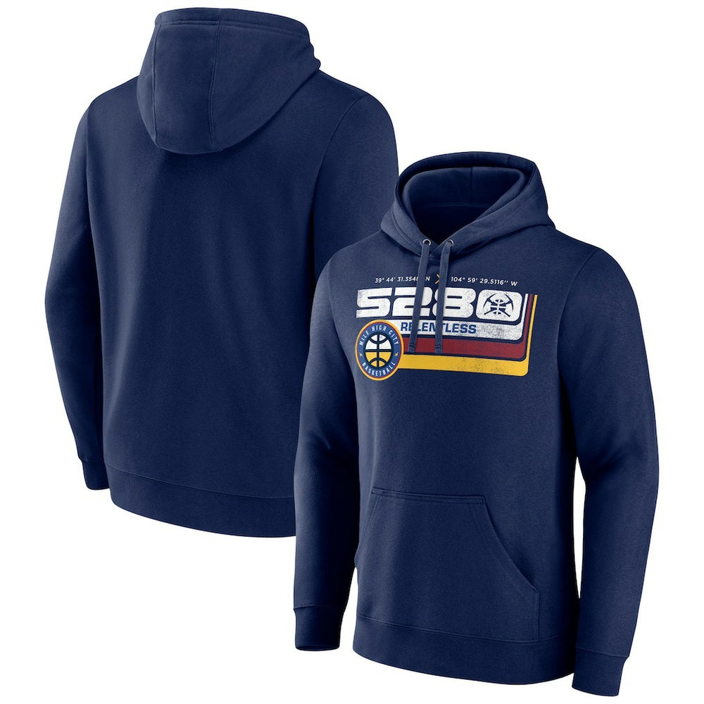 NBA - Denver Nuggets Announcer Pullover Hoodie - Navy