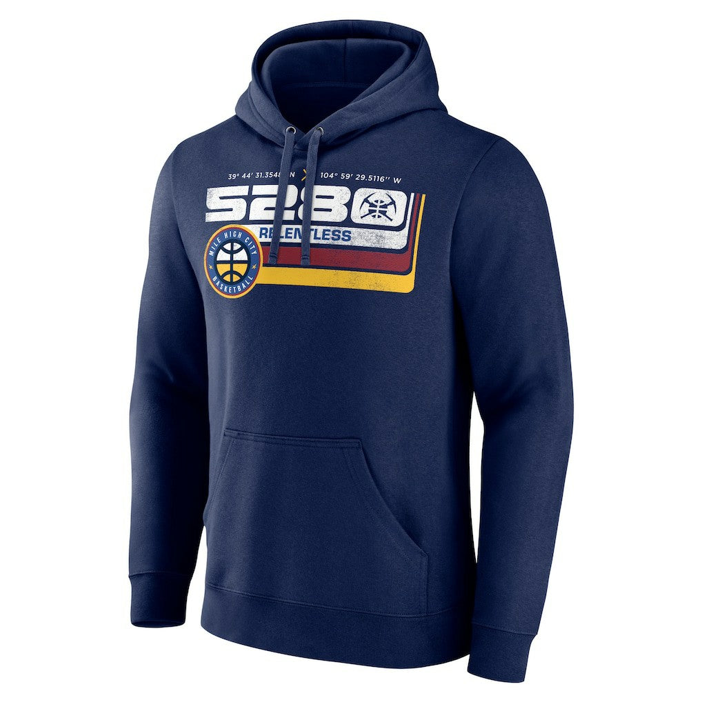 NBA - Denver Nuggets Announcer Pullover Hoodie - Navy