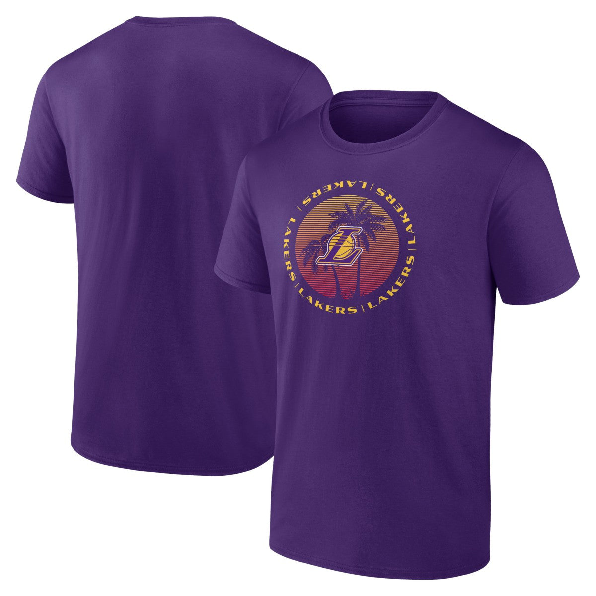 NBA - Los Angeles Lakers Announcer T-Shirt - Purple