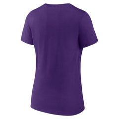 NBA - Los Angeles Lakers Women's Announcer V-Neck T-Shirt - Purple