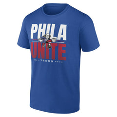NBA - Philadelphia 76ers Announcer T-Shirt - Royal