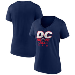 NBA - Washington Wizards Women's Announcer V-Neck T-Shirt - Navy