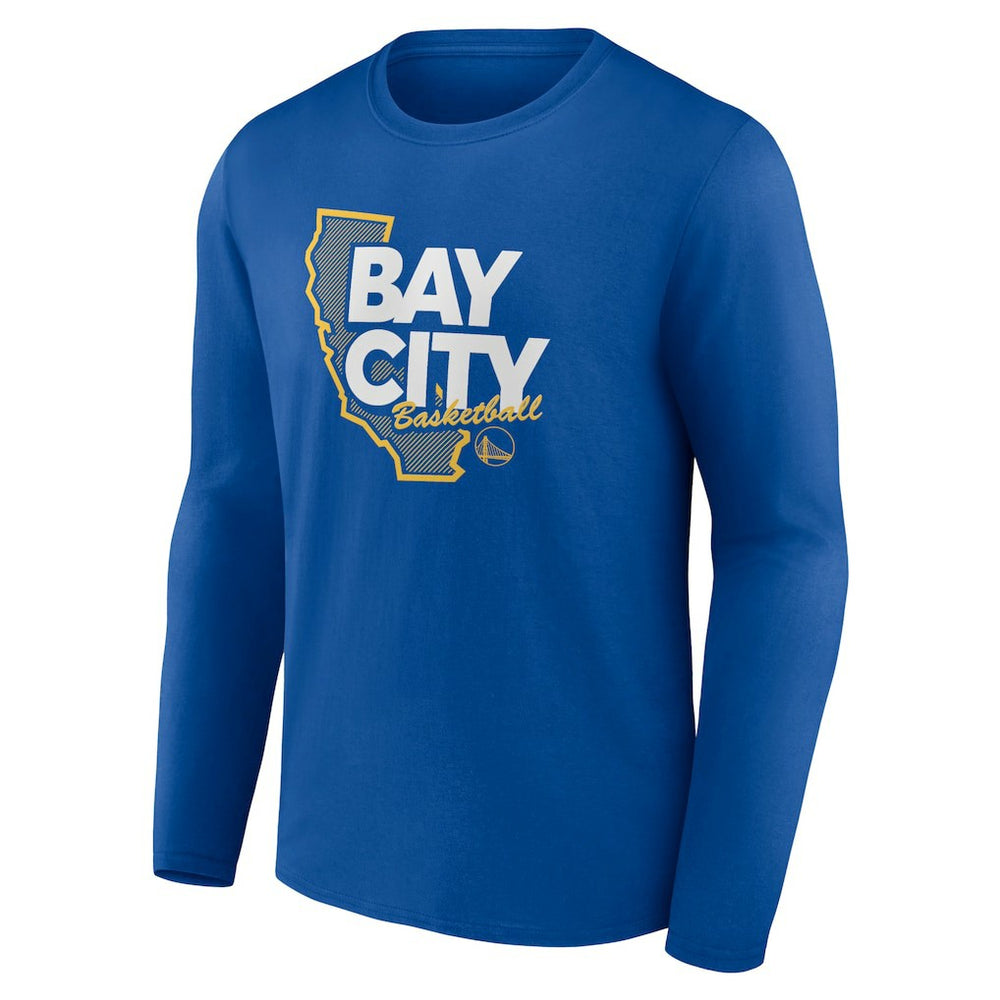 NBA - Golden State Warriors Huddle Long Sleeve T-Shirt - Royal
