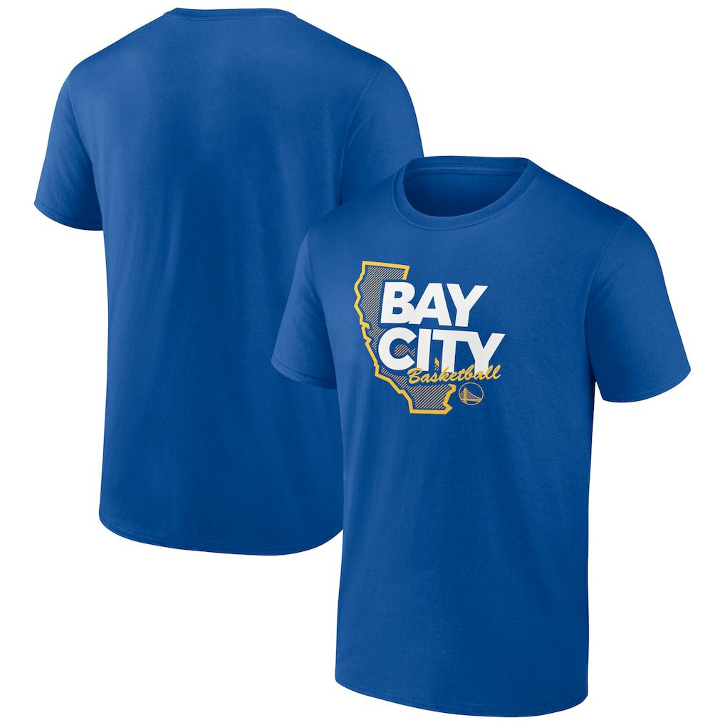 NBA - Golden State Warriors Huddle T-Shirt - Royal