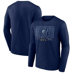 NBA - Memphis Grizzlies Huddle Long Sleeve T-Shirt - Navy