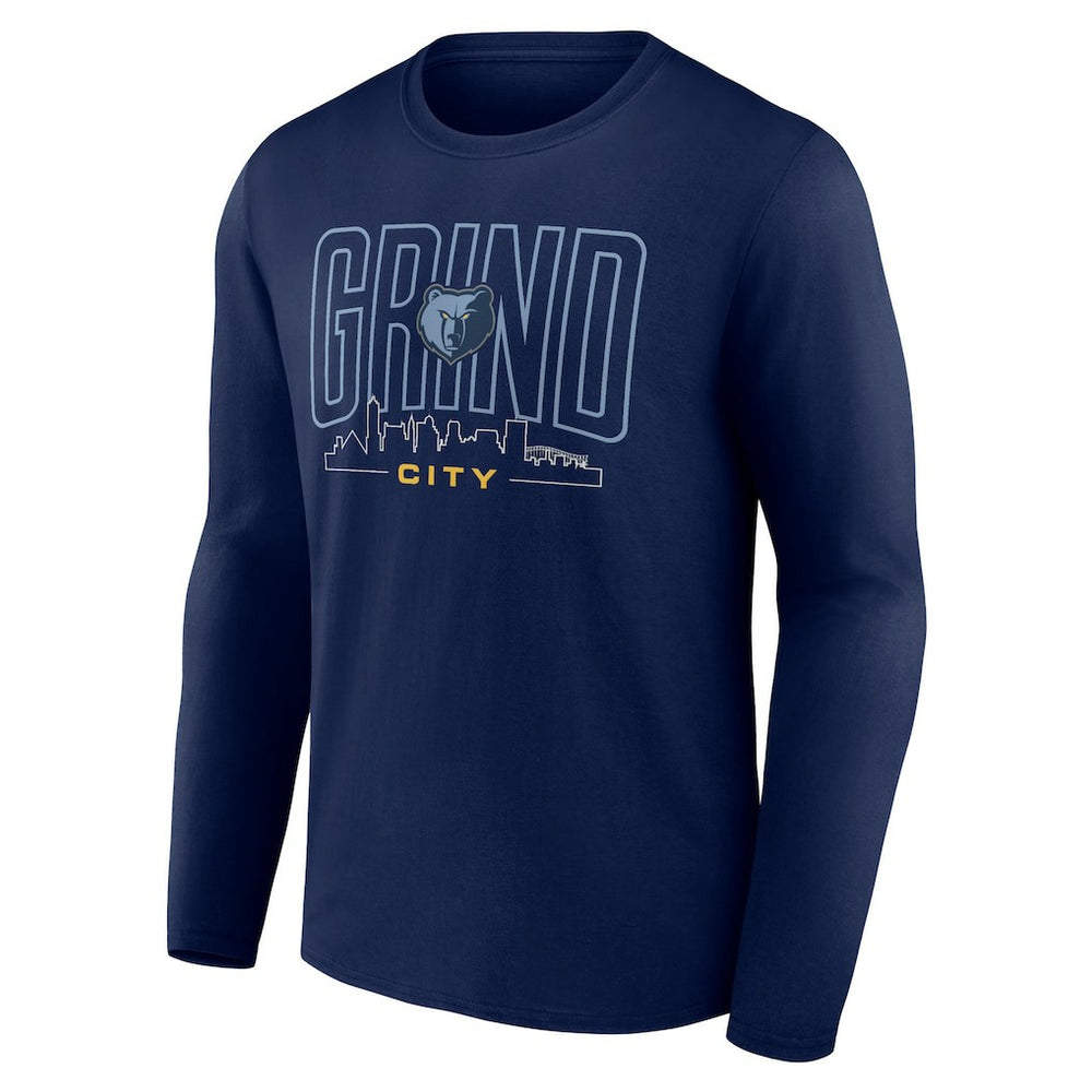 NBA - Memphis Grizzlies Huddle Long Sleeve T-Shirt - Navy