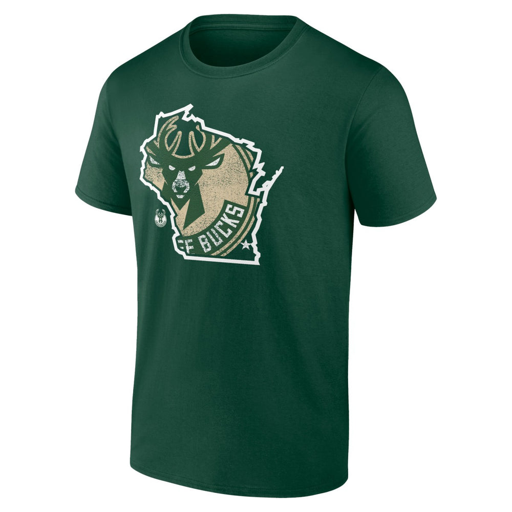 NBA - Milwaukee Bucks Huddle T-Shirt - Hunter Green