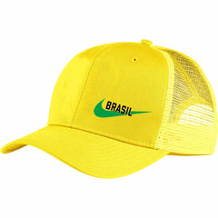 Nike Brazil National Team Classic99 Trucker Snapback Hat - Yellow