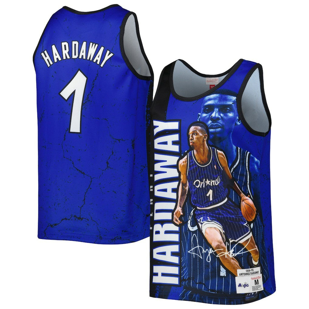 Mitchell & Ness - Penny Hardaway Orlando Magic 1994-95 Hardwood Classics Player Burst Tank Top - Blue