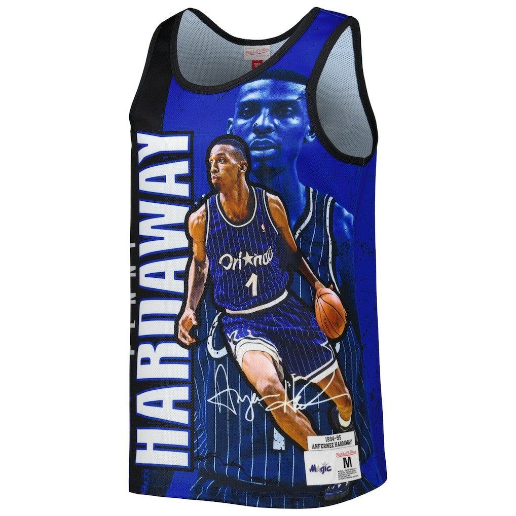 Mitchell & Ness - Penny Hardaway Orlando Magic 1994-95 Hardwood Classics Player Burst Tank Top - Blue