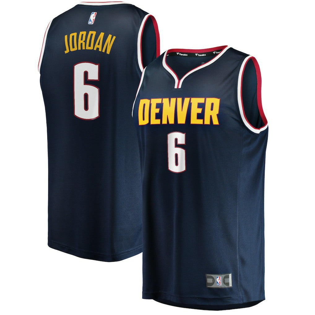 Fanatics - DeAndre Jordan Denver Nuggets Youth Fast Break Player Jersey - Icon Editi- Navy