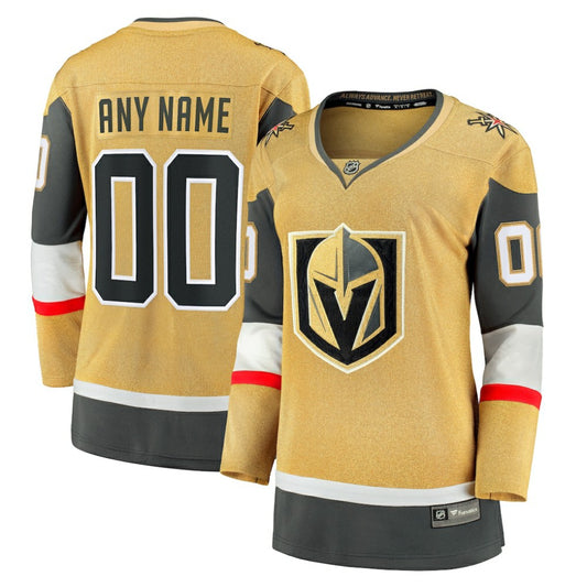 Vegas Golden Knights Fanatics Women's Home Breakaway Custom Jersey - | NHL Jerseys