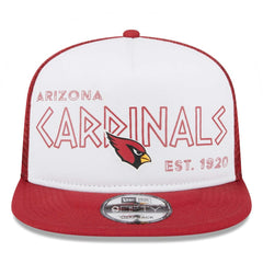 Arizona Cardinals New Era Banger 9FIFTY Trucker Snapback Hat White/Cardinal - NFL