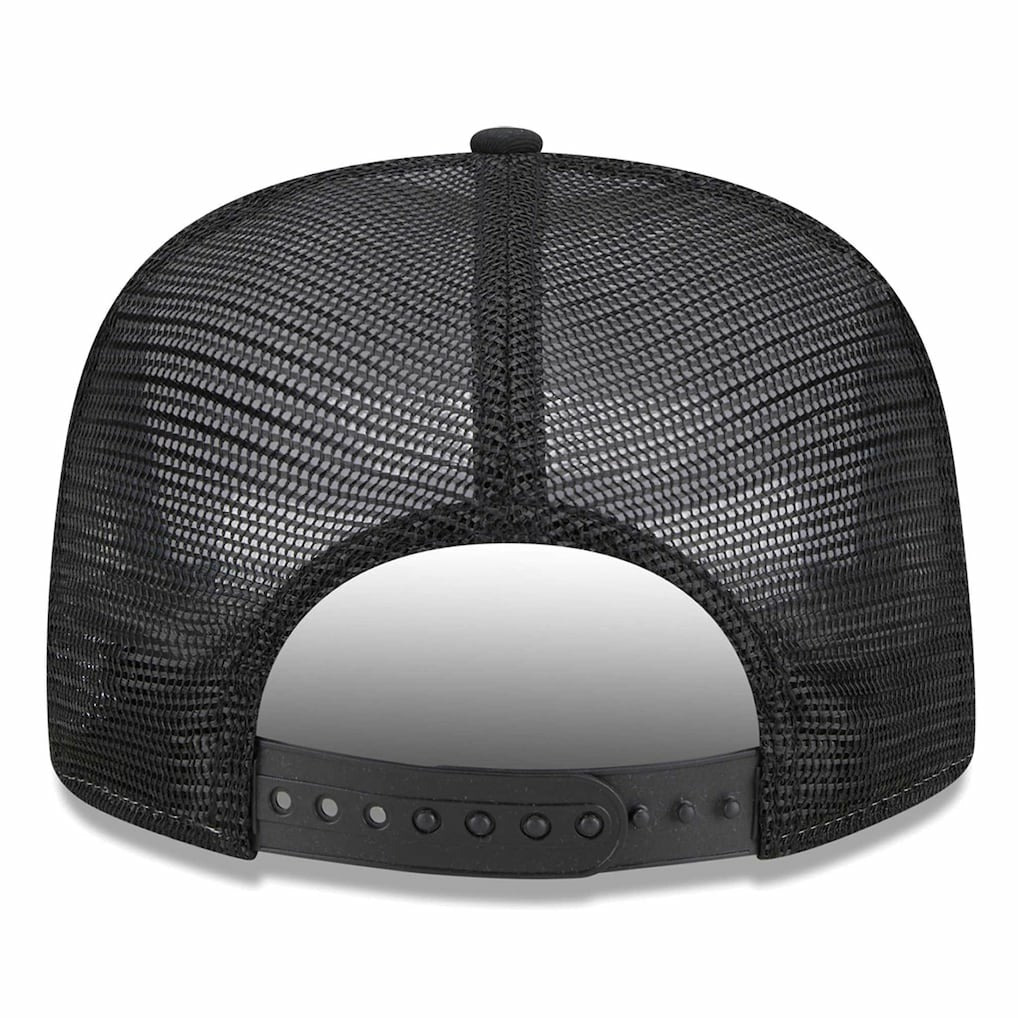 Las Vegas Raiders New Era Banger 9FIFTY Trucker Snapback Hat White/Black - NFL