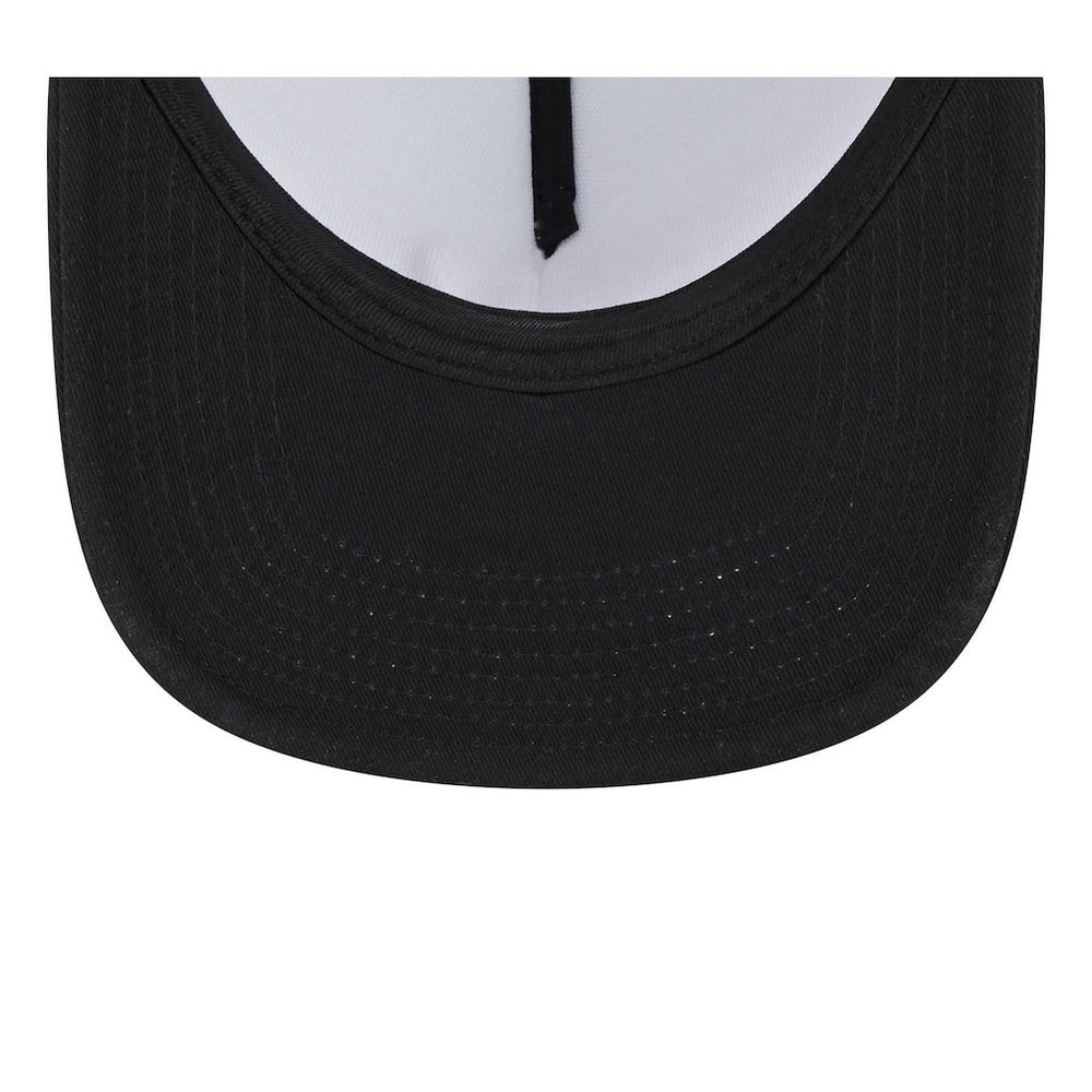Las Vegas Raiders New Era Banger 9FIFTY Trucker Snapback Hat White/Black - NFL