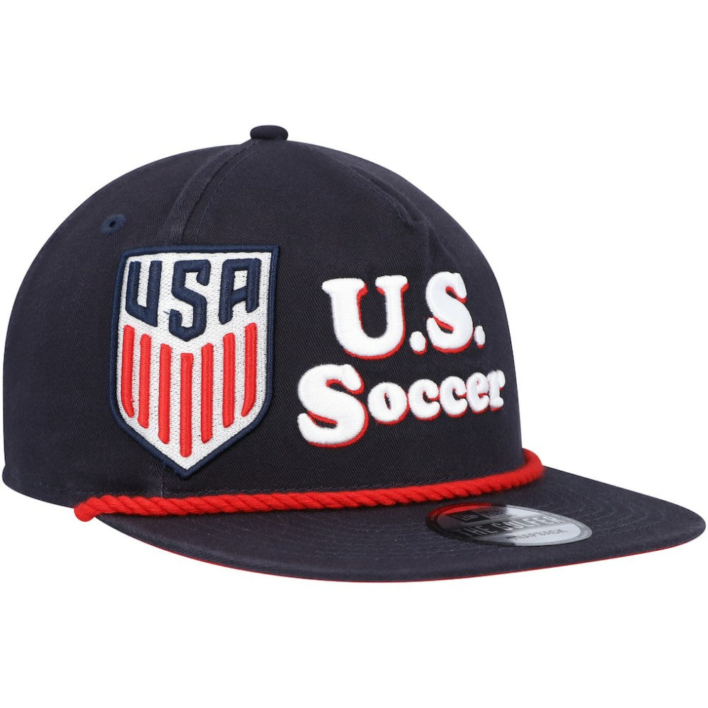 New Era USMNT New Era Heritage The Golfer Snapback Hat - Navy
