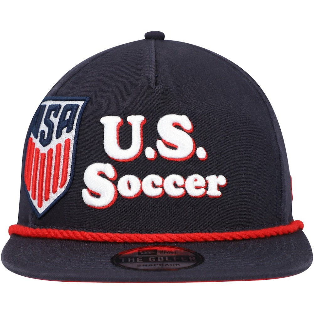 New Era USMNT New Era Heritage The Golfer Snapback Hat - Navy
