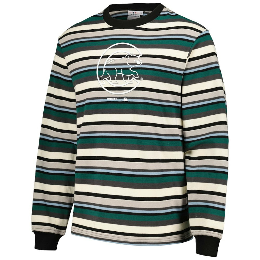 Chicago Cubs PLEASURES Ballpark Long Sleeve T-Shirt Clearance