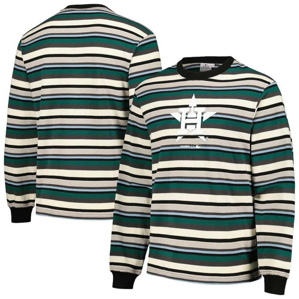 Houston Astros PLEASURES Ballpark Long Sleeve T-Shirt Clearance
