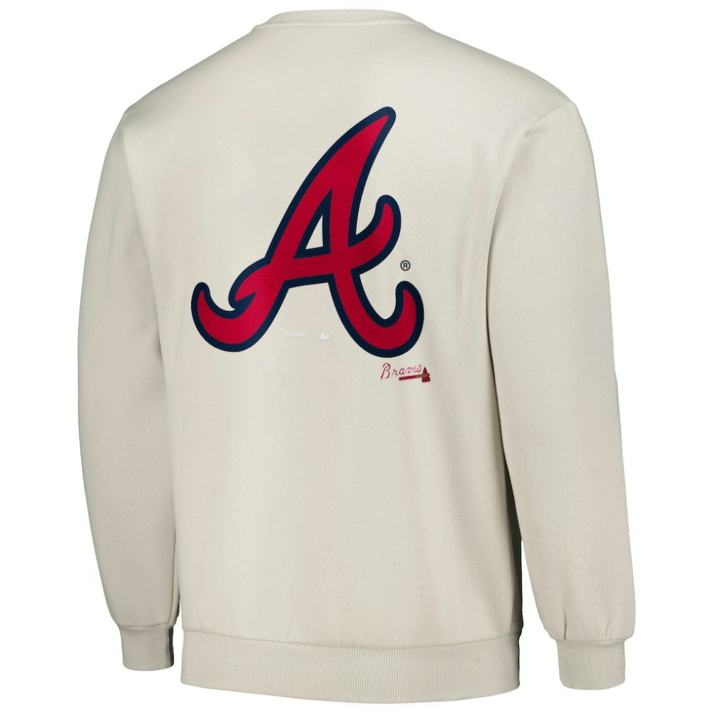 Atlanta Braves PLEASURES Ballpark Pullover Sweatshirt Clearance