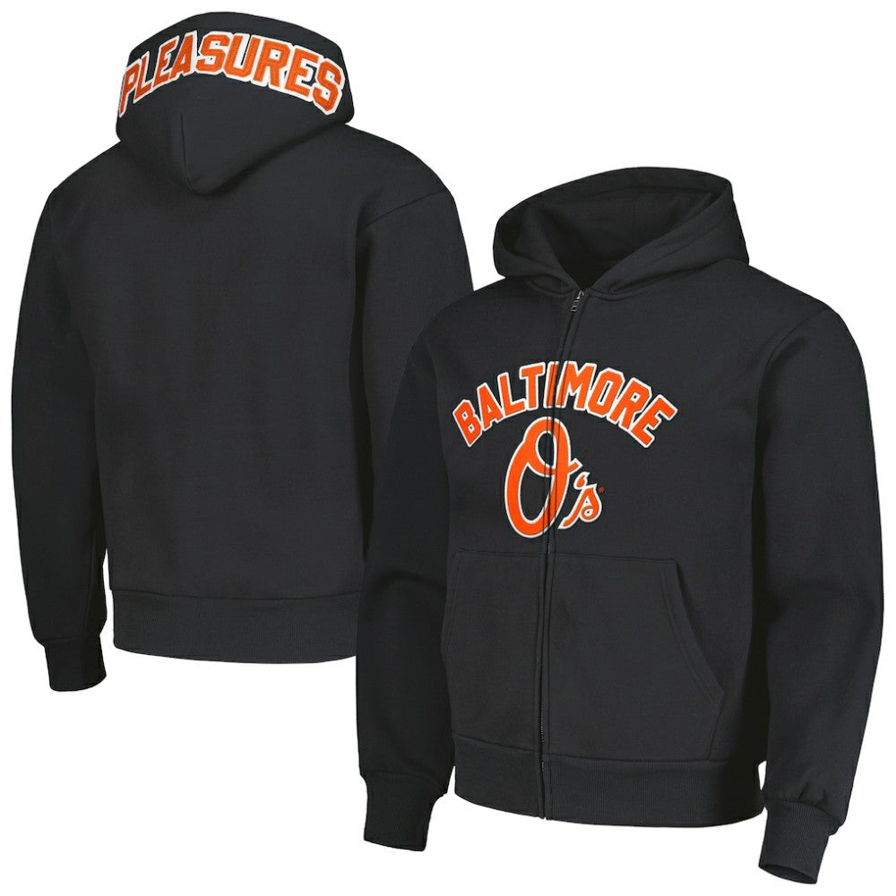 Baltimore Orioles PLEASURES Opening Day Full-Zip Hoodie Near Me