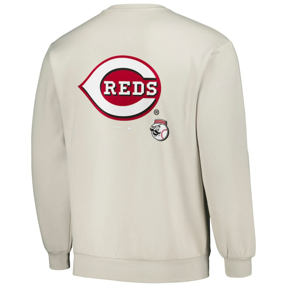 Cincinnati Reds PLEASURES Ballpark Pullover Sweatshirt Online