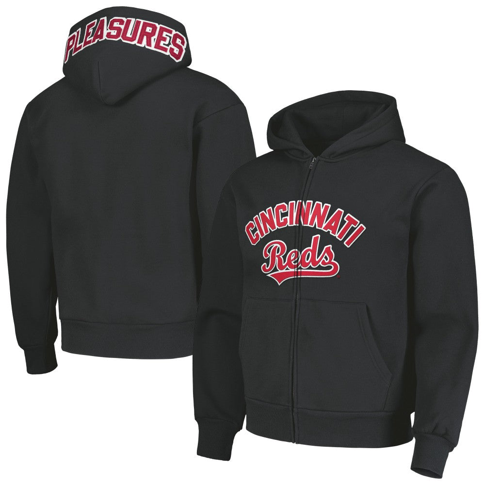 Cincinnati Reds PLEASURES Opening Day Full-Zip Hoodie Clearance