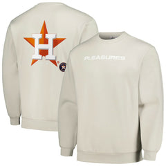 Houston Astros PLEASURES Ballpark Pullover Sweatshirt Sale