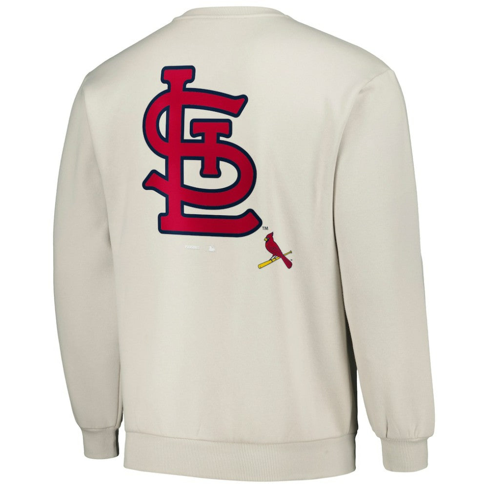 St. Louis Cardinals PLEASURES Ballpark Pullover Sweatshirt On Sale