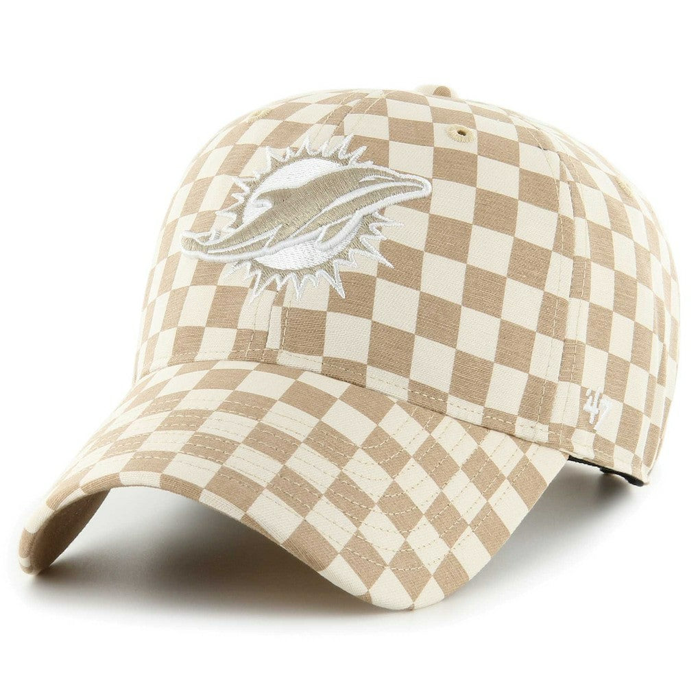 Miami Dolphins '47 Women's Vibe Check Clean Up Adjustable Hat Tan - 47 brand